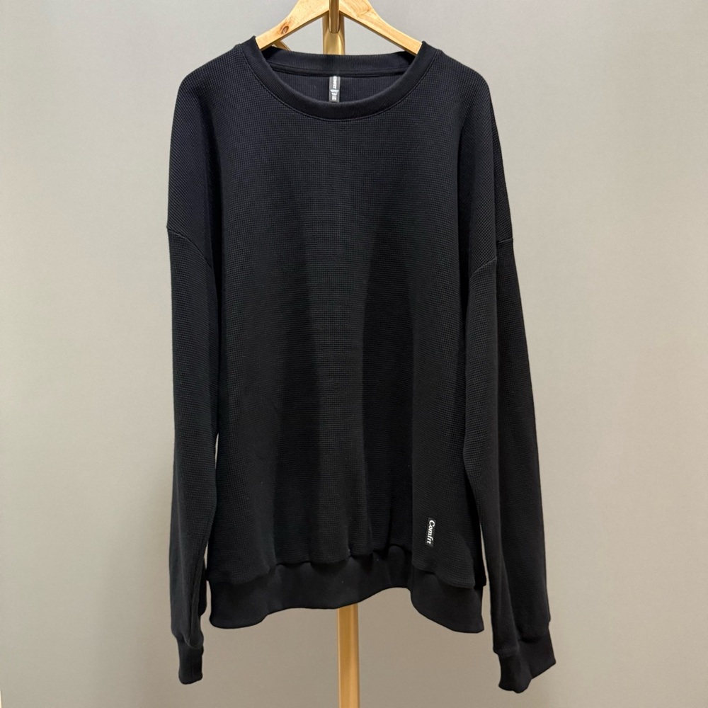 Comftrt Waffle Cotton Crew Neck Shirt